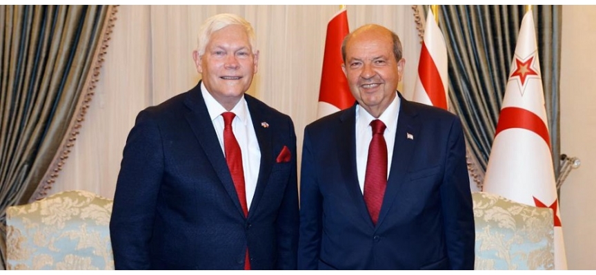 Cumhurbaşkanı Tatar, ABD Cumhuriyetçi Kongre Üyesi Pete Sessions ile Kıbrıs sorununun ele alındığı bir görüşme gerçekleştirdi