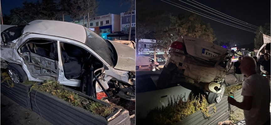 Girne ve Lefkoşa’da gece yarısından sonra meydana gelen trafik kazalarında 1’i ağır 2 yaralı