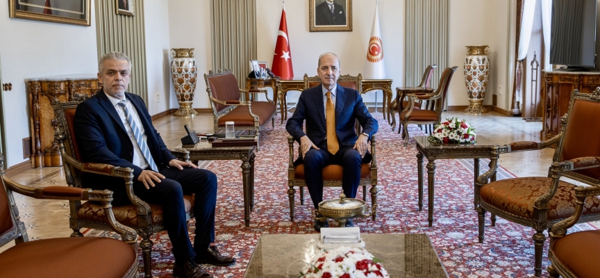 TBMM Başkanı Kurtulmuş, KKTC’nin Ankara Büyükelçisi Korukoğlu’nu kabul etti