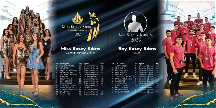 Miss Kuzey Kıbrıs ile Bay Kuzey Kıbrıs bu akşam seçilecek