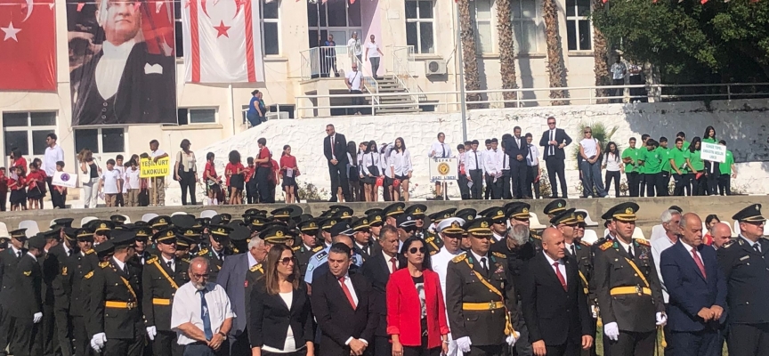 Türkiye Cumhuriyeti’nin kuruluşunun 100. Yıldönümü Lefke’de düzenlenen törenle kutlandı