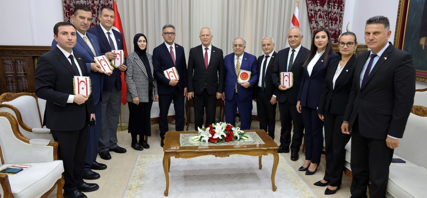 Cumhuriyet Meclisi Başkanı Töre, Konya Selçuk Üniversitesi heyetini kabul etti