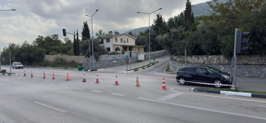 Polisten Girne Eziç kavşağıyla ilgili uyarı