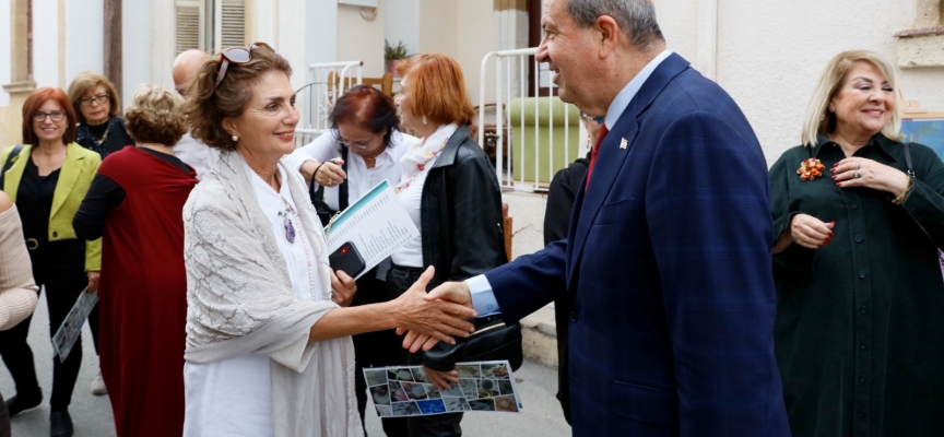 Cumhurbaşkanı Tatar, “Herşey Hiçbir Şey” Resim sergisine katıldı