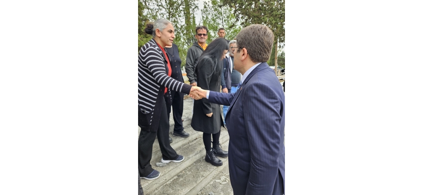 TC Adalet Bakanı Tunç KKTC’’de…. Tunç  ilk olarak Gazimağusa’da Şampiyon Melekler’in mezarlarını ziyaret etti