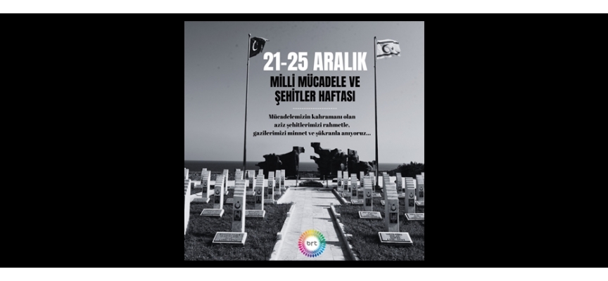 21-25 Aralık Milli Mücadele ve Şehitler Haftası…Mücadelemizin kahramanı olan aziz şehitlerimizi rahmetle, gazilerimizi minnet ve şükranla anıyoruz…