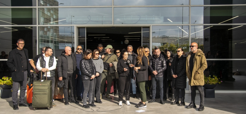 İsias davası duruşmaları için Adıyaman’da bulunan Şampiyon Melekler’in aileleri KKTC’ye döndü