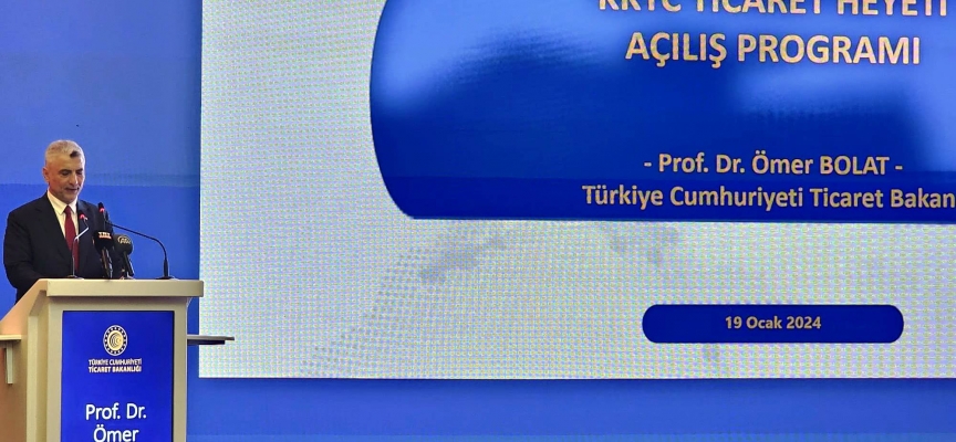 TC Ticaret Bakanı Bolat:Türkiye Cumhuriyeti’nin KKTC ile olan ilişkileri sadece siyasi ve kültürel boyutla sınırlı değil. İlişkileri ekonomik ve ticari alanlarda da derinleştirmeye büyük önem veriyoruz