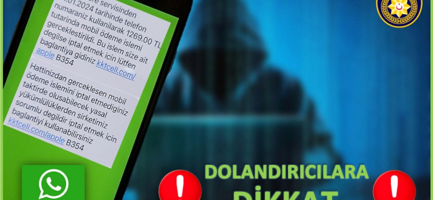 Polis halkı Whatsapp üzerinden yapılan dolandırıcılık yöntemlerine karşı uyardı