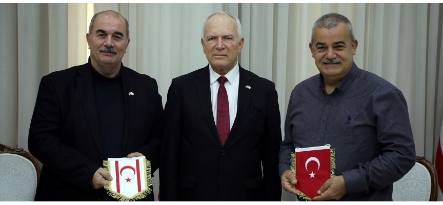 Töre, Basketbol Federasyonu Başkanı ile Asbaşkanını kabul etti