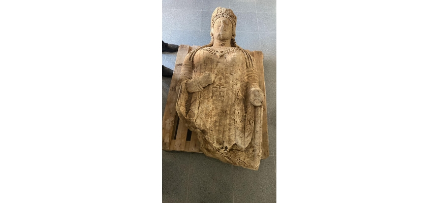 Ulukışla’da ele geçirilen heykelin “tanrıça” olduğu tespit edildi
