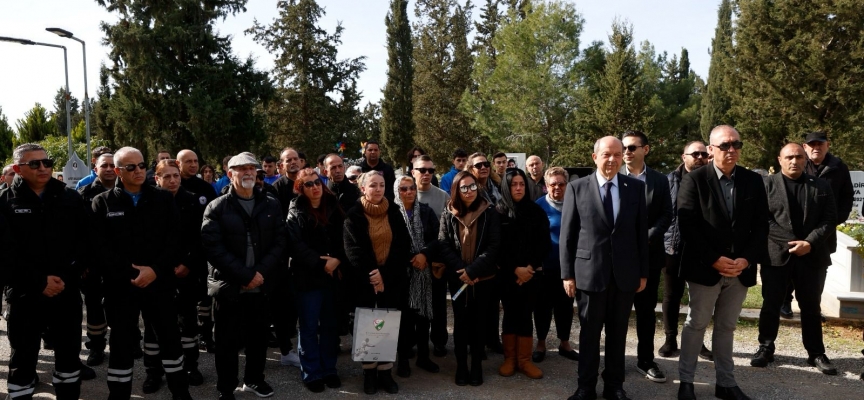Cumhurbaşkanı  Tatar, 6 Şubat depreminde hayatını kaybeden Amaç Arnavutoğlu’nun anma törenine katıldı: “Amaç futbola ve Göçmenköy’e büyük hizmetler verdi”