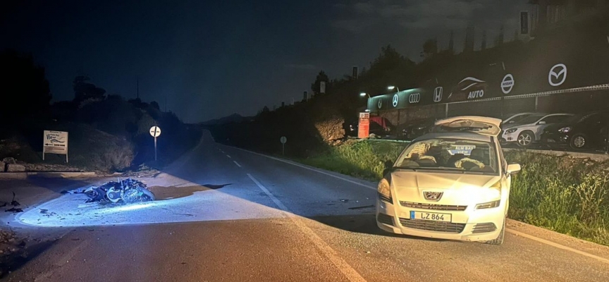 Girne-Tatlısu anayolunda feci kaza:1 kiṣi hayatını kaybetti