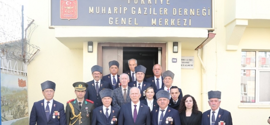 Töre, Türkiye Muharip Gaziler Derneği’ni ziyaret etti