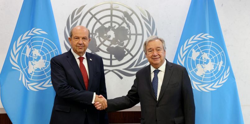 Cumhurbaşkanı Tatar BM Genel Sekreteri Guterres ile görüştü