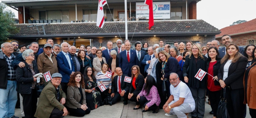 Cumhurbaşkanı Tatar Sydney’de, Kuzey Kıbrıs Türk Derneği’ni ziyaret etti