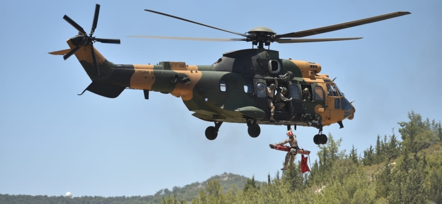 Şehit Teğmen Caner Gönyeli-2024 Arama Kurtarma Davet Tatbikatı’nın kara safhası Girne 101 Evler bölgesinde icra edildi