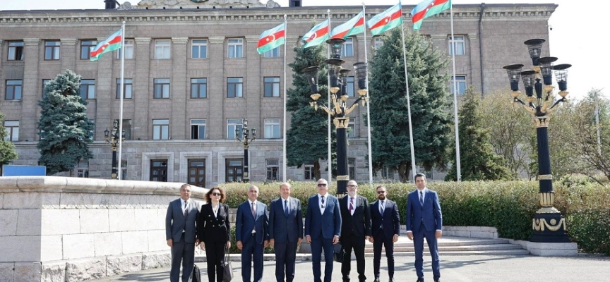 Cumhurbaşkanı Tatar, Hankendi şehrini ziyaret etti