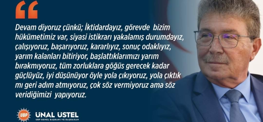 Üstel:Tüm sektörlerin daha da güçlendiği bir ülke için çalışmaya devam ediyoruz