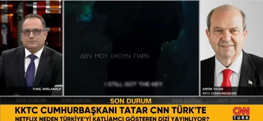 Cumhurbaşkanı Tatar, CNN Türk’e konuştu: “Tarihi çarpıtarak dünyayı kandıramazsınız”