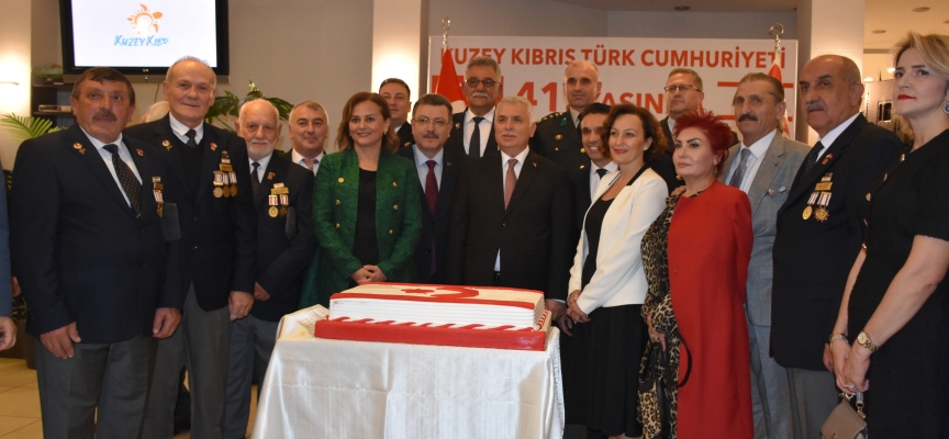 Trabzon’da KKTC’nin 41. kuruluş yılı dolayısıyla resepsiyon verildi