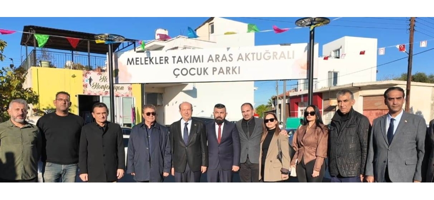 “Melekler Takımı Aras Aktuğralı Çocuk Parkı” açıldı