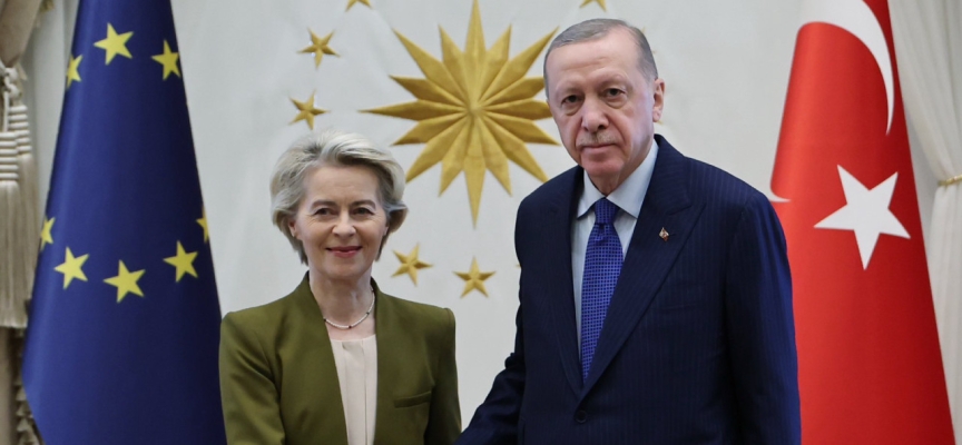 TC Cumhurbaşkanı Erdoğan, AB Komisyonu Başkanı Leyen ile ortak basın toplantısında konuştu