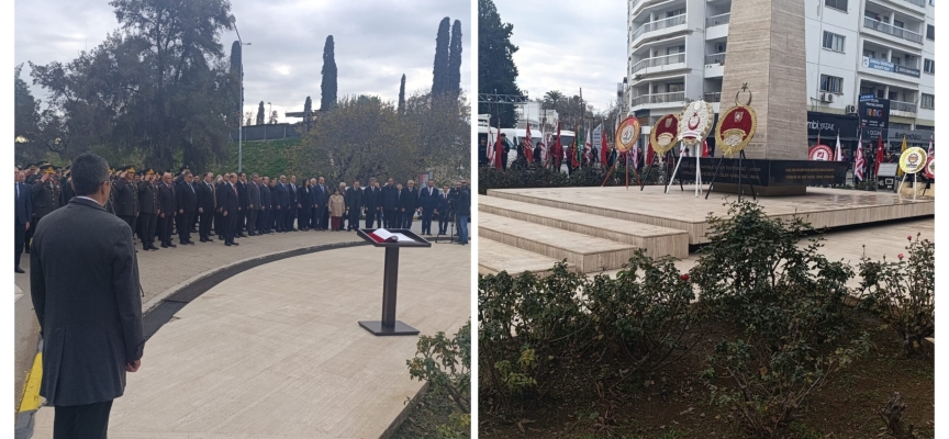 21-25 Aralık Şehitler Haftası nedeniyle Şehitler Anıtı önünde tören düzenlendi