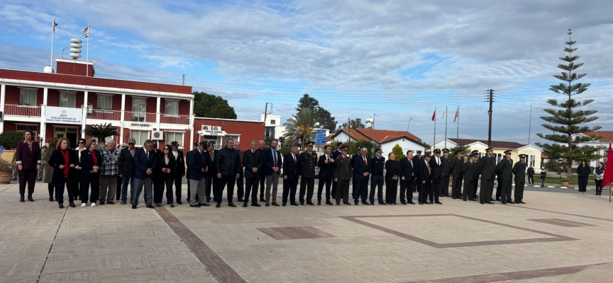 21-25 Aralık Mücadele ve Şehitler Haftası dolayısıyla Güzelyurt’ta anma töreni düzenlendi