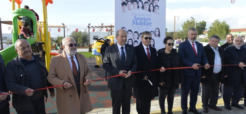 “Türkmenköy Şampiyon Melekler Çocuk Parkı ve Dinlenme Alanı” hizmete açıldı