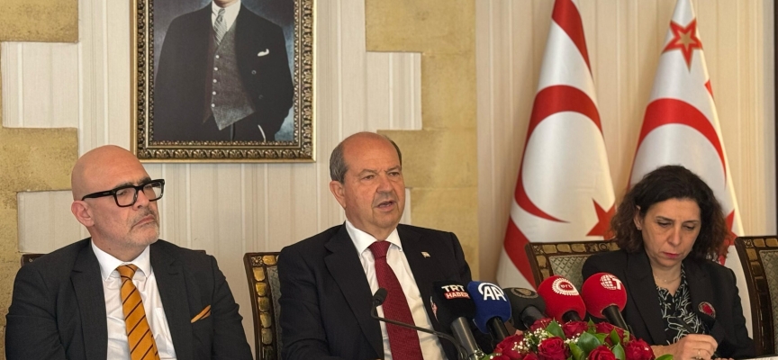 Cumhurbaşkanı Tatar basın toplantısı düzenledi…Tatar:Cenevre’ye, adanın geleceğini, iki devletin işbirliğini, haksız izolasyonların kaldırılmasını konuşmaya gidiyoruz