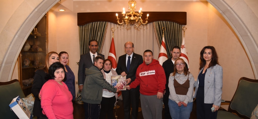 Cumhurbaşkanı Tatar, 21 Mart Dünya Down Sendromu Günü dolayısıyla Down Sendromlu çocukları kabul etti: “Down Sendromlu çocuklar bizlerin çocuklarıdır”