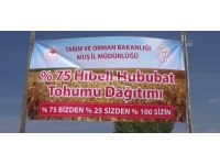 320 çiftçiye 645 ton hububat tohumu dağıtıldı