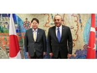 Bakan Çavuşoğlu, Japon mevkidaşı Hayashi ile görüştü