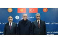 Erdoğan ve Tatar Bişkek Kırgız-Türk Dostluk Devlet Hastanesi’nin açılışına katıldı