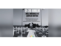 21-25 Aralık Milli Mücadele ve Şehitler Haftası; Mücadelemizin kahramanı olan aziz şehitlerimizi rahmetle, gazilerimizi minnet ve şükranla anıyoruz…