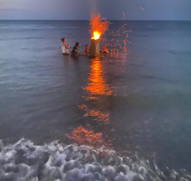 Tatlısu’da ‘Akdeniz de Sanat Ateşi Kâğıt Fırın Etkinliği’