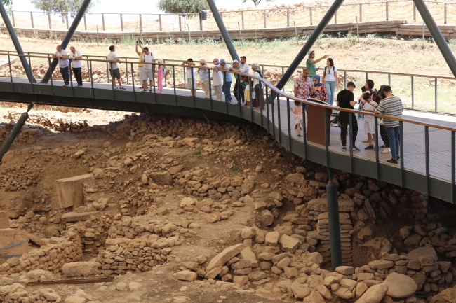 Göbeklitepe'de bayram tatili yoğunluğu yaşanıyor