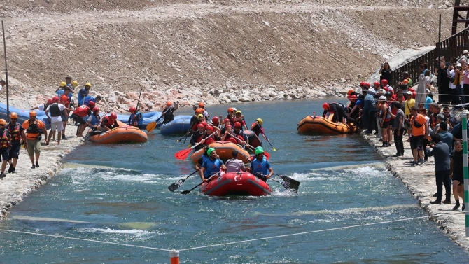 Yozgat'ta rafting heyecanı