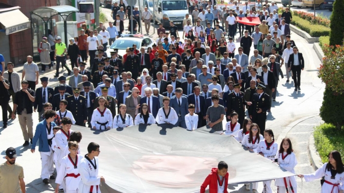 Atatürk'ün Bolu'ya gelişinin 88. yıl dönümü kutlandı