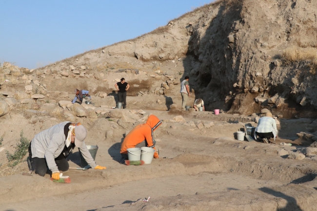 Yozgat Çadır Höyük'te kazı çalışmaları sürüyor