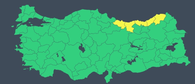 Meteoroloji'den 5 kente "sarı" uyarı: Kuvvetli yağışa dikkat