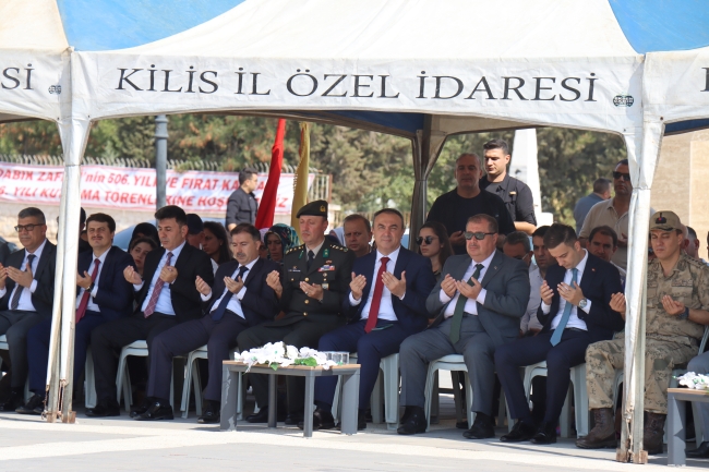 Kilis'te Mercidabık Zaferi ve Fırat Kalkanı Harekatı için tören düzenlendi