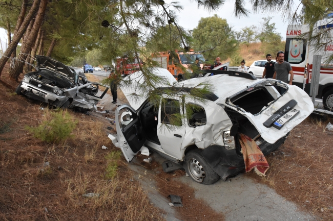 Aydın'da trafik kazası: 2 ölü, 4 yaralı