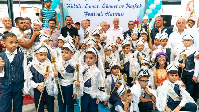 Burdur'da keşkek dövme ve sünnet şöleni yapıldı