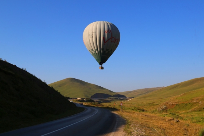 Ordu'da turizmi canlandırmak için balon uçuşu denendi