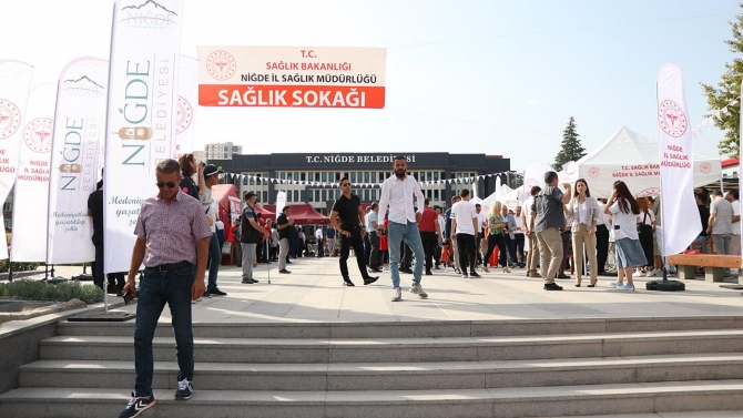 Niğde'de "Sağlık Sokağı" etkinliği