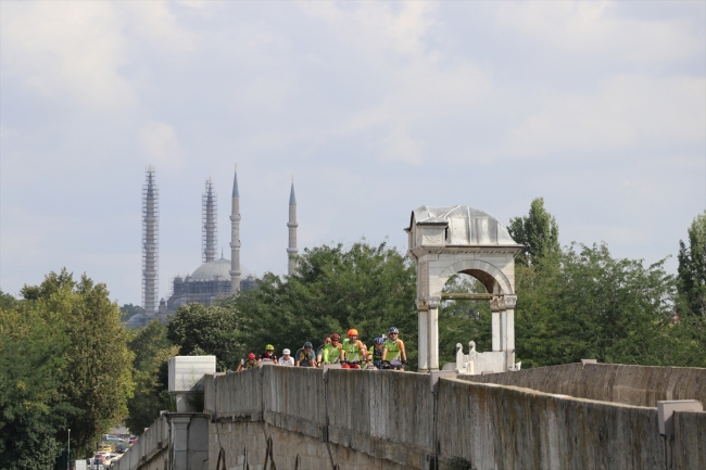 Uluslararası 3 Kapı Bisiklet Festivali Edirne'de başladı