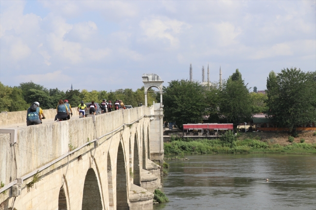 Uluslararası 3 Kapı Bisiklet Festivali Edirne'de başladı