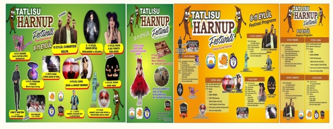 Tatlısu Harnup Festivali 8 Eylül’de başlıyor